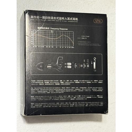 SIMGOT EM6L 1DD   4BA Gaming Earbud, HiFi IEM Earphone *Open Box*