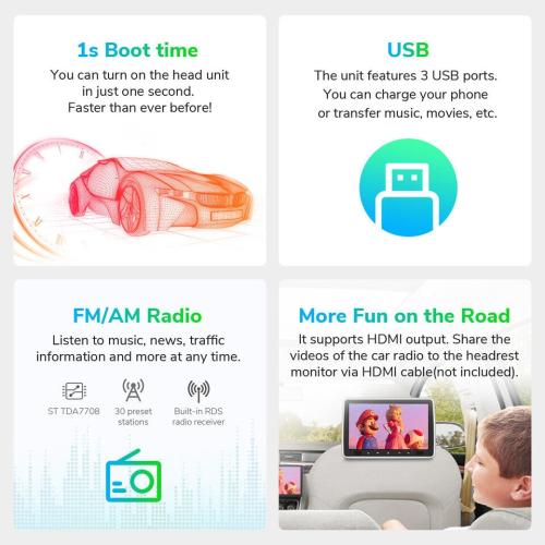 CAM Eonon GMA12S Android 13 6 64 Car Radio GPS Sat Nav CarPlay for Chevrolet GMC