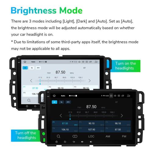 CAM Eonon GMA12S Android 13 6 64 Car Radio GPS Sat Nav CarPlay for Chevrolet GMC