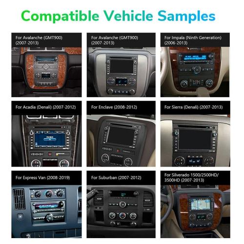 CAM Eonon GMA12S Android 13 6 64 Car Radio GPS Sat Nav CarPlay for Chevrolet GMC