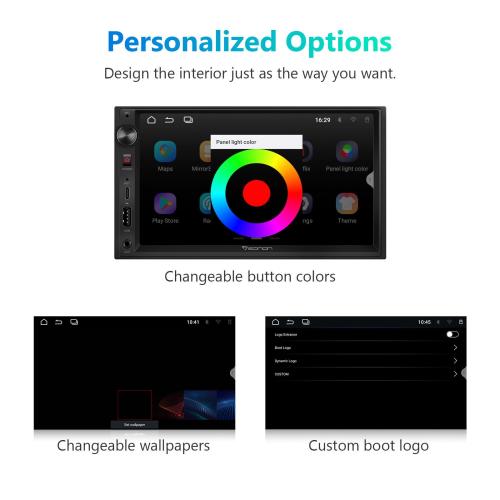 Eonon UA13 Android 13 Double 2Din 7 IPS Car Stereo Radio GPS CarPlay Audio WiFi