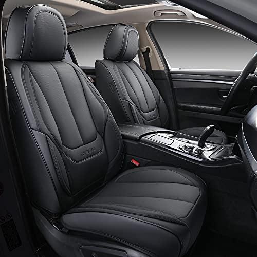 Color Black Coverado Car Seat Covers Full Set, Seat Covers for Cars, Black Car Seat Cover, Car Seat Protector Waterproof, Nappa Leather Car Seat Cushion, Car Seat