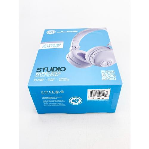 JLab Studio Wireless Bluetooth on Ear Headphones 30  Hours Lilac Cloud Foam