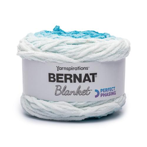 Bernat Blanket Perfect Phasing Yarn, Polyester #6 Super Bulky, 10.5oz/300g, 220 Yards‼️Needs cleaning on the second roll‼️