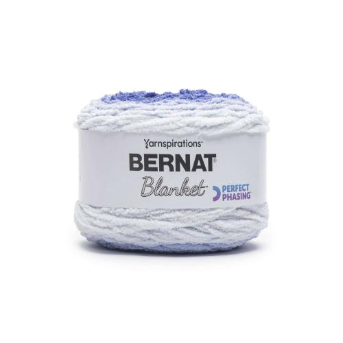 Bernat Blanket Perfect Phasing Yarn, Polyester #6 Super Bulky, 10.5oz/300g, 220 Yards‼️Needs cleaning on the second roll‼️
