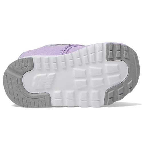 Size 10 Wide -K New Balance Kids' 574 NEW-B HOOK & LOOP Sneakers - Purple.