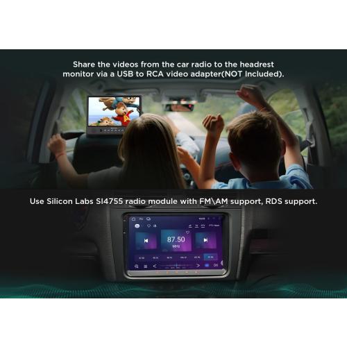 OBD Eonon VWA13 Android 13 Car Radio GPS Stereo Bluetooth WiFi for VW Skoda Seat