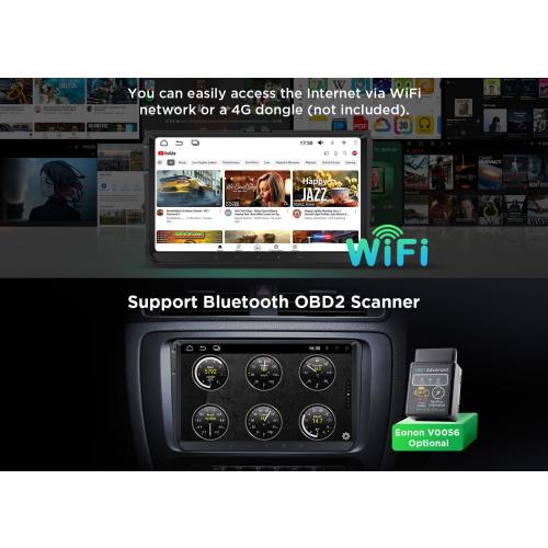OBD Eonon VWA13 Android 13 Car Radio GPS Stereo Bluetooth WiFi for VW Skoda Seat