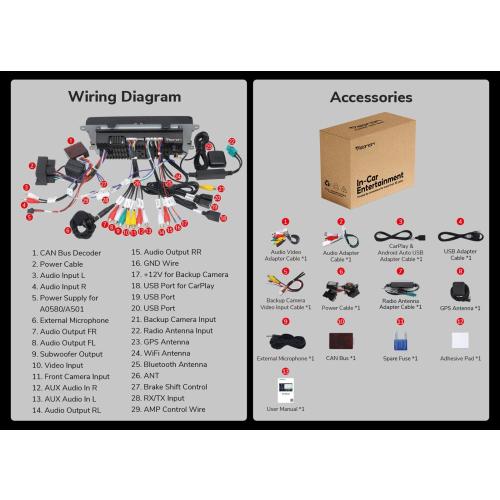 OBD Eonon VWA13 Android 13 Car Radio GPS Stereo Bluetooth WiFi for VW Skoda Seat