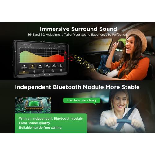 OBD Eonon VWA13 Android 13 Car Radio GPS Stereo Bluetooth WiFi for VW Skoda Seat