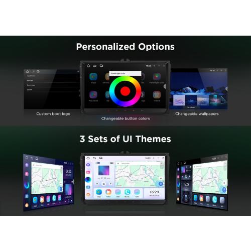 OBD Eonon VWA13 Android 13 Car Radio GPS Stereo Bluetooth WiFi for VW Skoda Seat