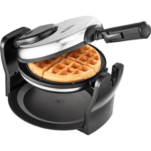 Bella - Nonstick Rotating Belgian Waffle Maker - Stainless Steel