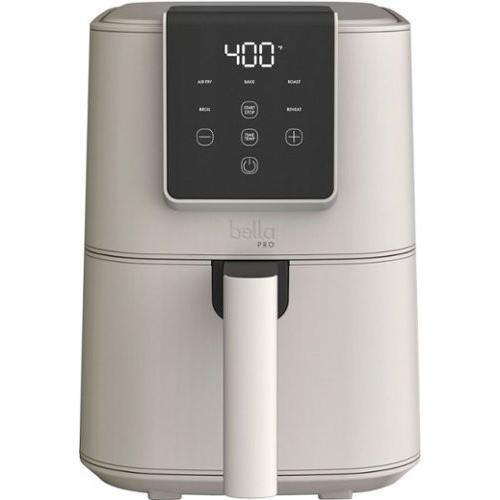Oatmilk Bella PRO - 4-qt. Touchscreen Slim Air Fryer - Oatmilk