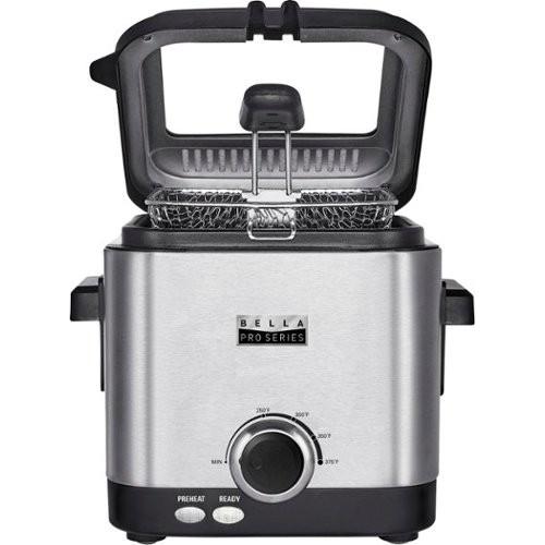 Bella PRO - 1.6-qt. Deep Fryer - Stainless Steel