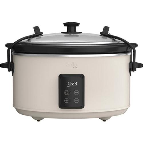 Bella PRO - 5-qt. Programmable Slow Cooker - Oatmilk