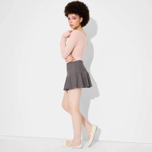 Size L Women's Sheer Boat Neck Pullover Sweater - Wild Fable™ Light Pink