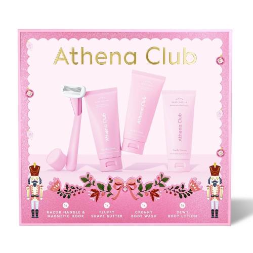 Athena Club Sweet Holiday Treats Razor Blade Handles Gift Set - Trial Size - 4pc