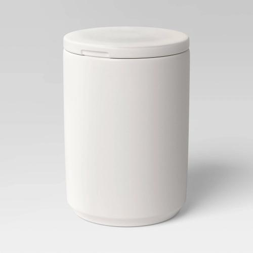 110oz Food Storage Canister White - Threshold™ lid has small chip