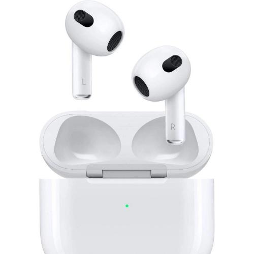 Refurbished Apple AirPods (2022, 3rd Generation) True Wireless Bluetooth Headphones with Lightning Charging Case - Target Certified Refurbished
