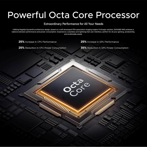 DOOGEE N55 Smartphone 6.56 90Hz Display Spreadtrum T606 4G 5150mAh Battery 4GB 128GB 13MP Main