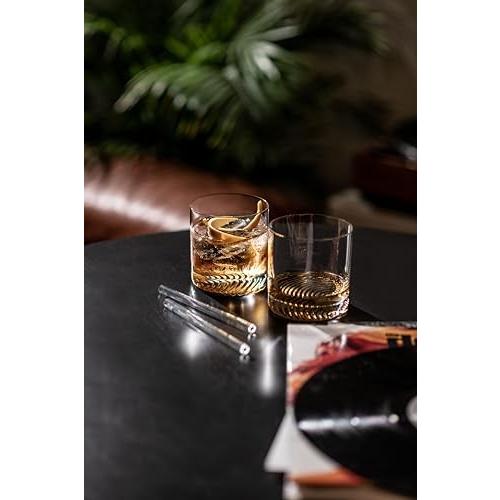 Zwiesel Glas Echo Crystal Glass, 13.5 Oz. Double Old Fashioned (Set of 4), Clear