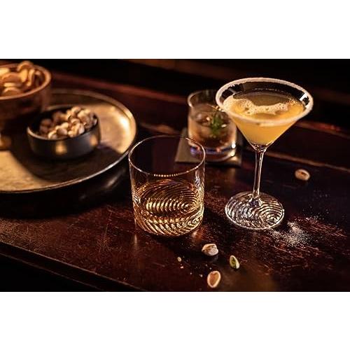Zwiesel Glas Echo Crystal Glass, 13.5 Oz. Double Old Fashioned (Set of 4), Clear