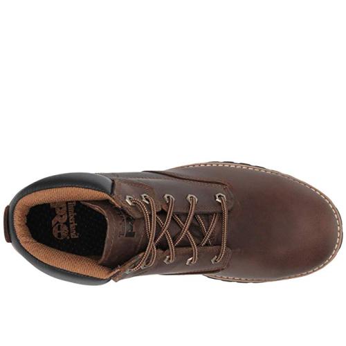 Timberland PRO Gritstone 6 Steel Safety Toe (Brown Leather) Men's Work Boots