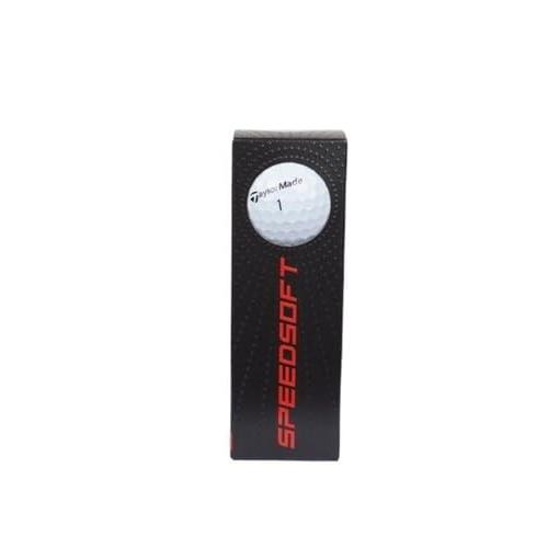 TaylorMade SpeedSoft Golf Balls (White, 3pk) 1 Sleeve 2024