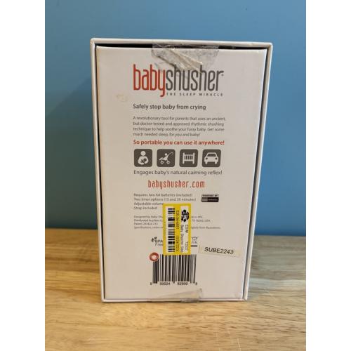 Baby Shusher - the Original Shhh Calming Sound Machine for Baby(OPEN BOX)!