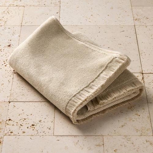Organic Texture Bath Towel Natural - Casaluna™