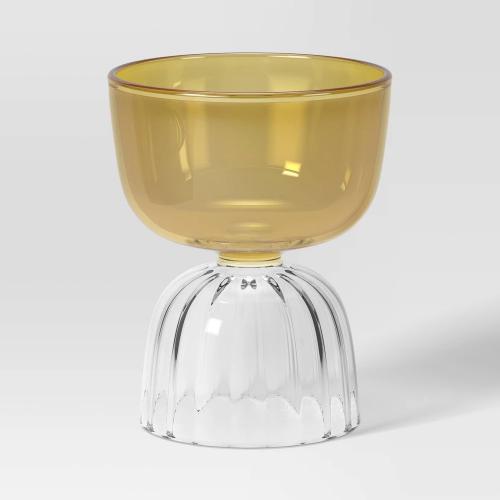 9.47oz Cocktail Glass Yellow - Threshold ( Set of 6)