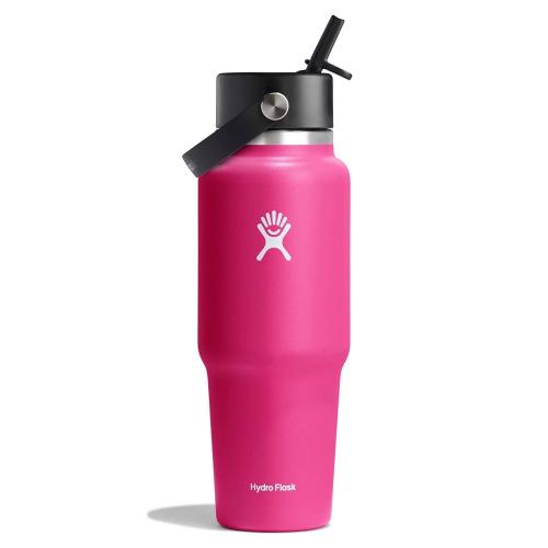 32 Oz Wide Mouth Travel Bottle with Flex Straw Cap - Zinnia