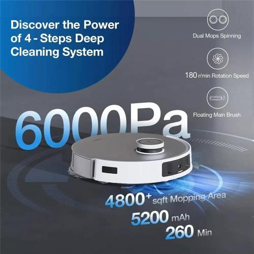 ECOVACS DEEBOT TEO OMNI Vacuum and Mop Robot Auto Cleaning
