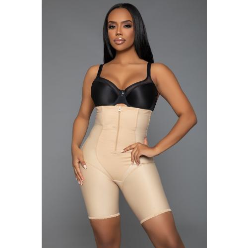 2338-ND-1X-2X Feeling My Curves Bodyshaper for Women, Nude - 1-2X