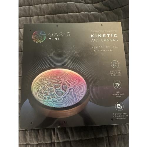 Oasis Mini Kinetic Art Canvas Zen Garden Desk Art NEW SEALED iOS Android
