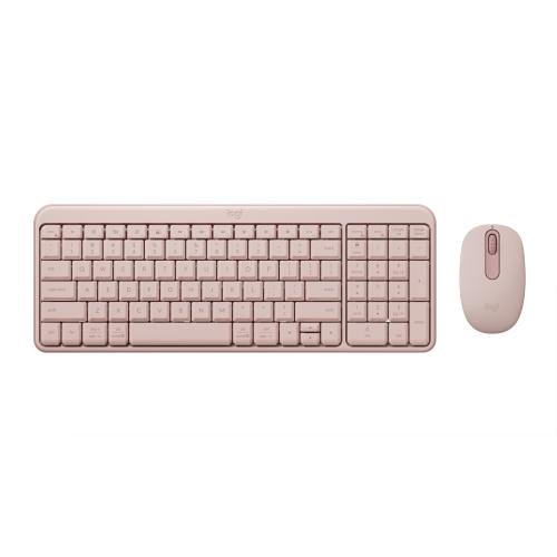 Logitech MK250 Bluetooth® Compact Keyboard Mouse Combo in Rose