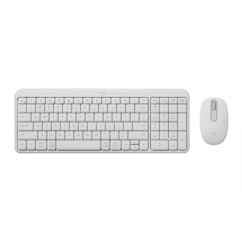 Logitech MK250 Bluetooth® Compact Keyboard Mouse Combo in Off-White