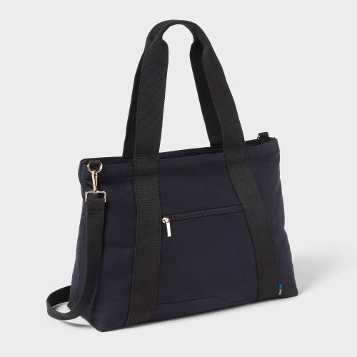 Solid Canvas School Tote Bag - Open Story™ Black