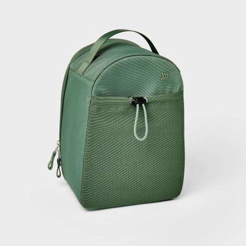 Sporty Lunch Totes - All in Motion™ Sage: Zipper Closure, Recycled Material