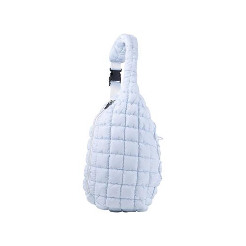 Pickle O' Joe Quilted Sling Bag Pickleball Bag - Dusty Gray