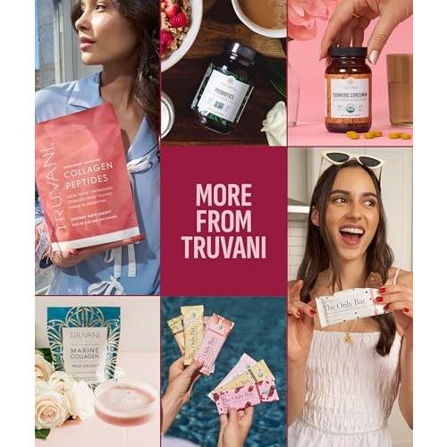 Truvani Vegan Pea Protein Powder | Chocolate Strawberry | 20g Organic Plant Based Protein | 1 Serving | Keto | Gluten & Dairy Free | Low Carb | No Add