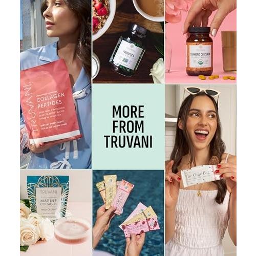 Truvani Vegan Pea Protein Powder | Mint Chocolate | 20g Organic Plant Based Protein | 1 Serving | Keto | Gluten & Dairy Free | Low Carb | No Added Sug
