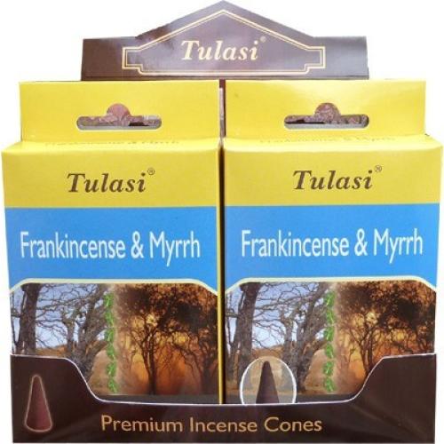 Cônes D'encens Tulasi Frankincense & Myrrh