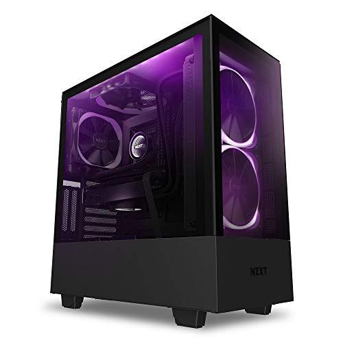Color Black NZXT - H510 Elite Compact ATX Mid-Tower Case with Dual-Tempered Glass - Matte Black