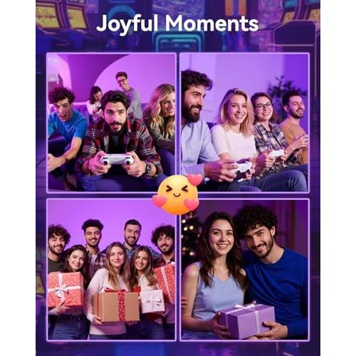 2025 Retro Gaming Console Pro 4K HDMI with 20,000  Built-in Classic Video Games, Retro Game Stick with 23 Emulators Plug & Play TV Video Gaming Stick