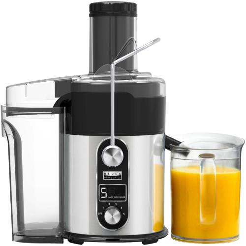 Bella PRO - 5-Speed Centrifugal Digital Juice Extractor - Stainless Steel