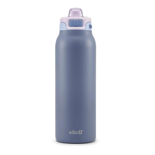 Ello Pop and Fill 32oz Stainless Steel Water Bottle Dark Blue ( scratched)