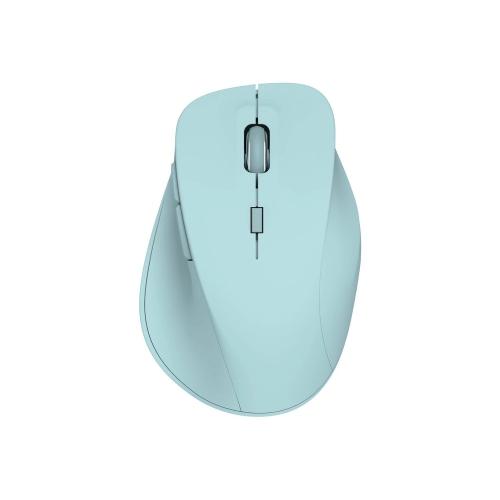 Color Blue North Wireless Ergonomic 6 Button Mouse - Sky Blue