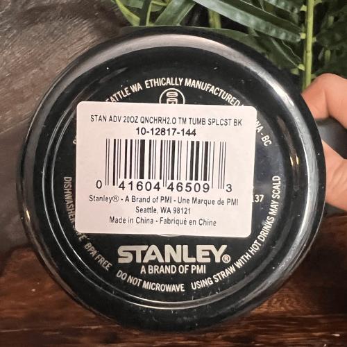 Stanley Halloween 20oz H2.0 Flowstate Quencher Tumbler in Spellcast Black. NWT!