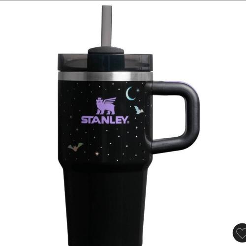 Stanley Halloween 20oz H2.0 Flowstate Quencher Tumbler in Spellcast Black. NWT!